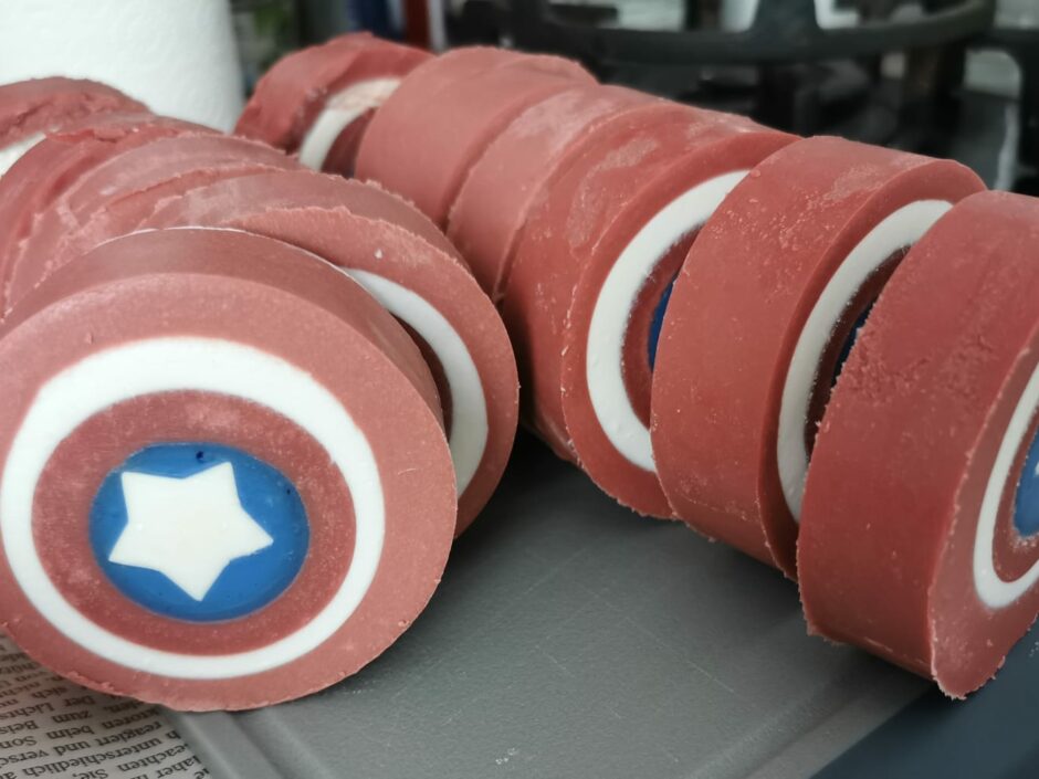 Seifenrezept Captain America