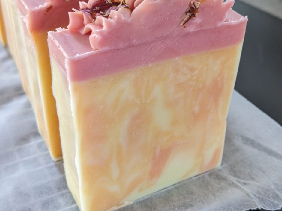 Seifenrezept Peach Peony