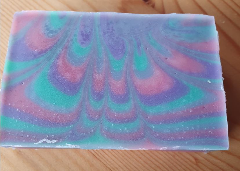 Seifenrezept BlumenSwirl